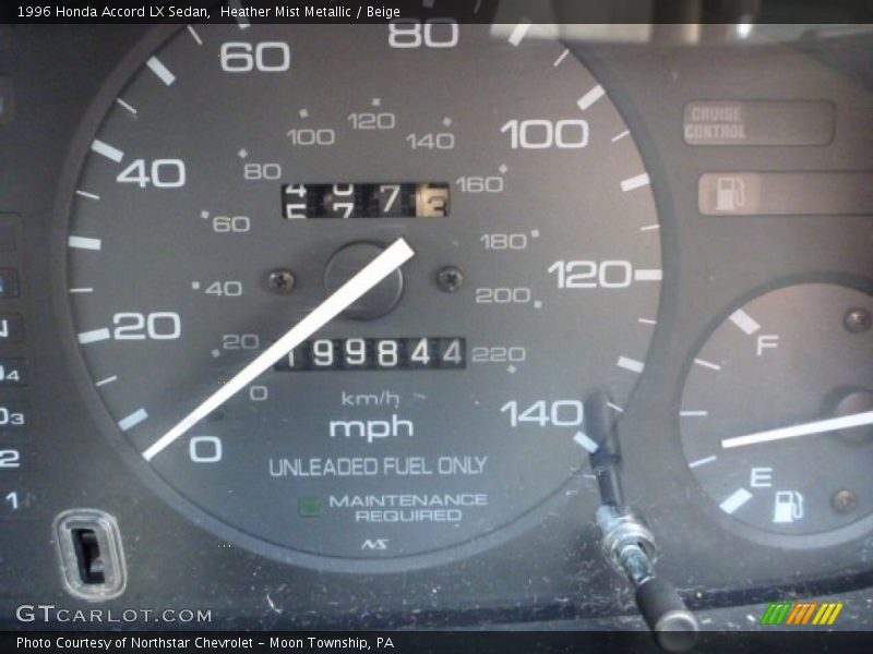 Heather Mist Metallic / Beige 1996 Honda Accord LX Sedan