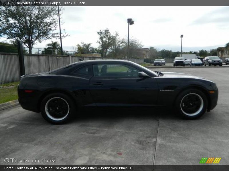 Black / Black 2012 Chevrolet Camaro LS Coupe