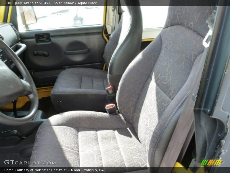 Solar Yellow / Agate Black 2002 Jeep Wrangler SE 4x4