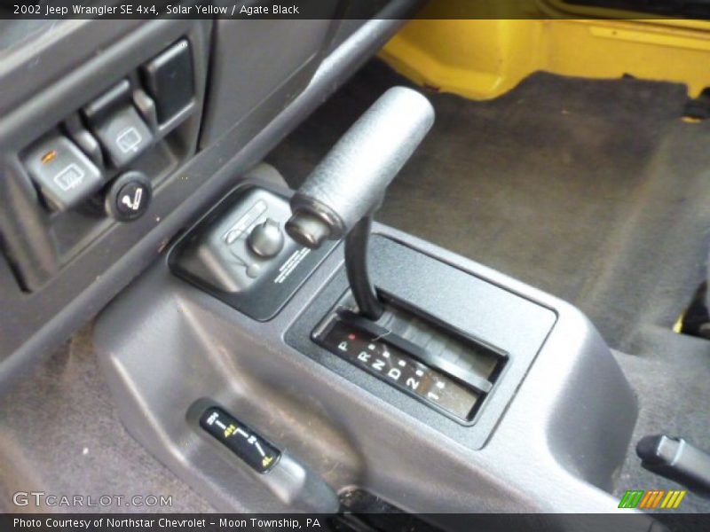  2002 Wrangler SE 4x4 3 Speed Automatic Shifter