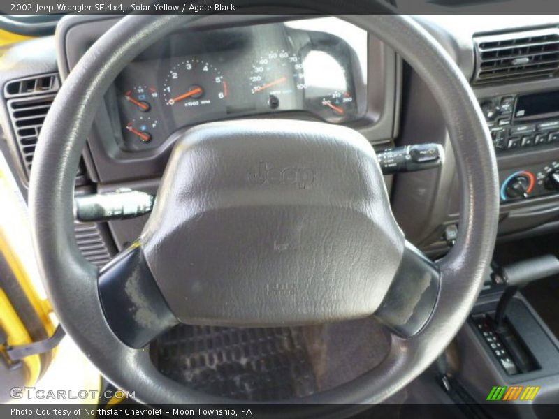 Solar Yellow / Agate Black 2002 Jeep Wrangler SE 4x4