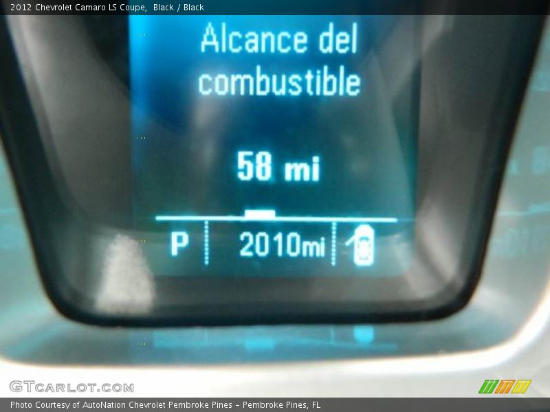 Black / Black 2012 Chevrolet Camaro LS Coupe