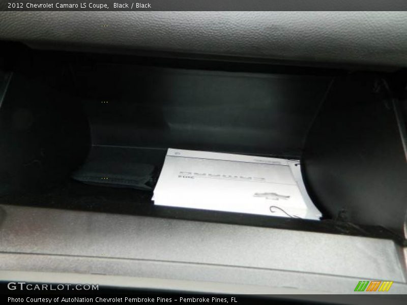 Black / Black 2012 Chevrolet Camaro LS Coupe