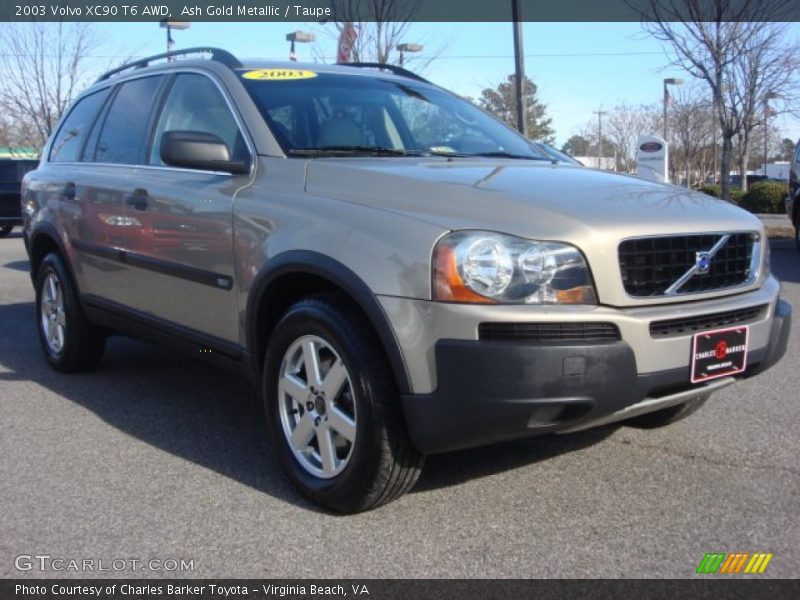 Ash Gold Metallic / Taupe 2003 Volvo XC90 T6 AWD