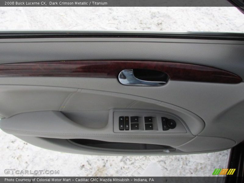 Dark Crimson Metallic / Titanium 2008 Buick Lucerne CX