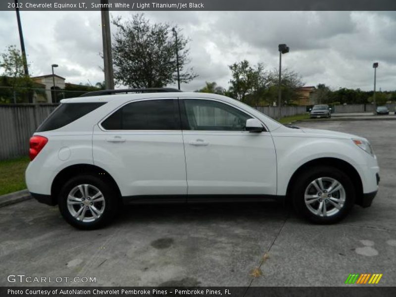 Summit White / Light Titanium/Jet Black 2012 Chevrolet Equinox LT