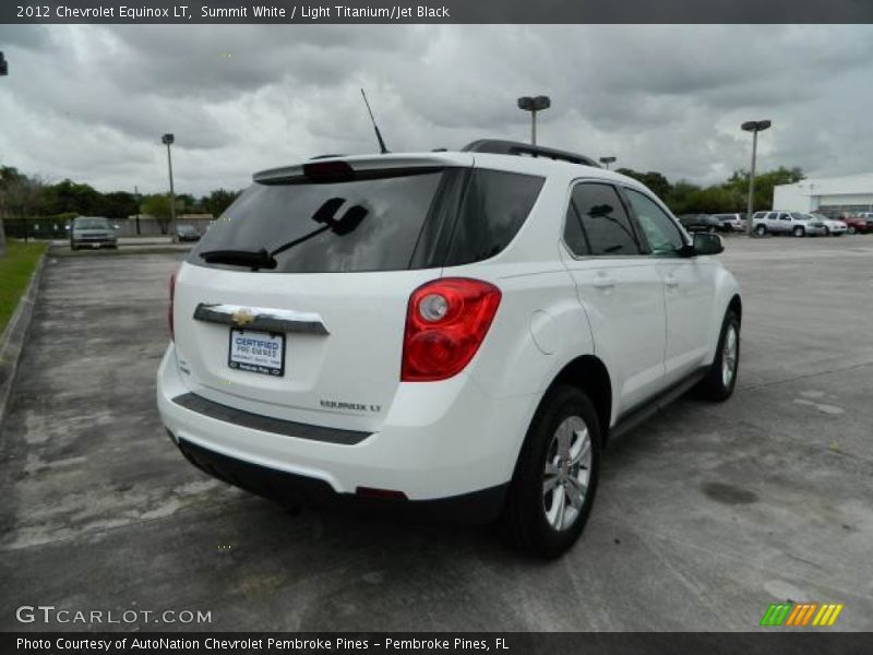 Summit White / Light Titanium/Jet Black 2012 Chevrolet Equinox LT
