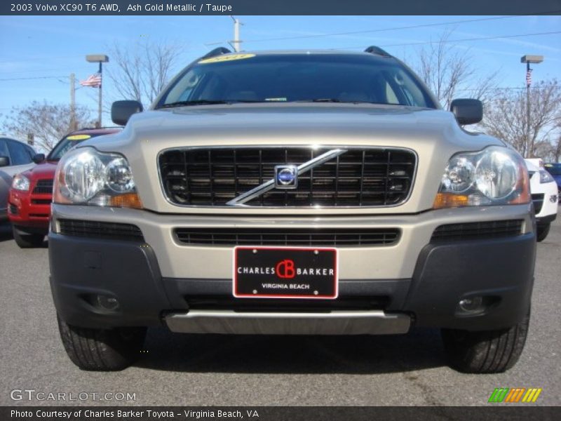 Ash Gold Metallic / Taupe 2003 Volvo XC90 T6 AWD