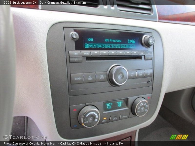 Controls of 2008 Lucerne CX