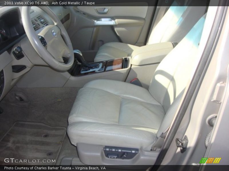 Front Seat of 2003 XC90 T6 AWD