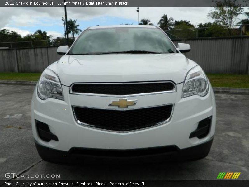 Summit White / Light Titanium/Jet Black 2012 Chevrolet Equinox LT
