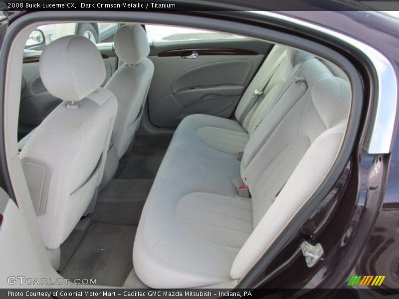 Rear Seat of 2008 Lucerne CX