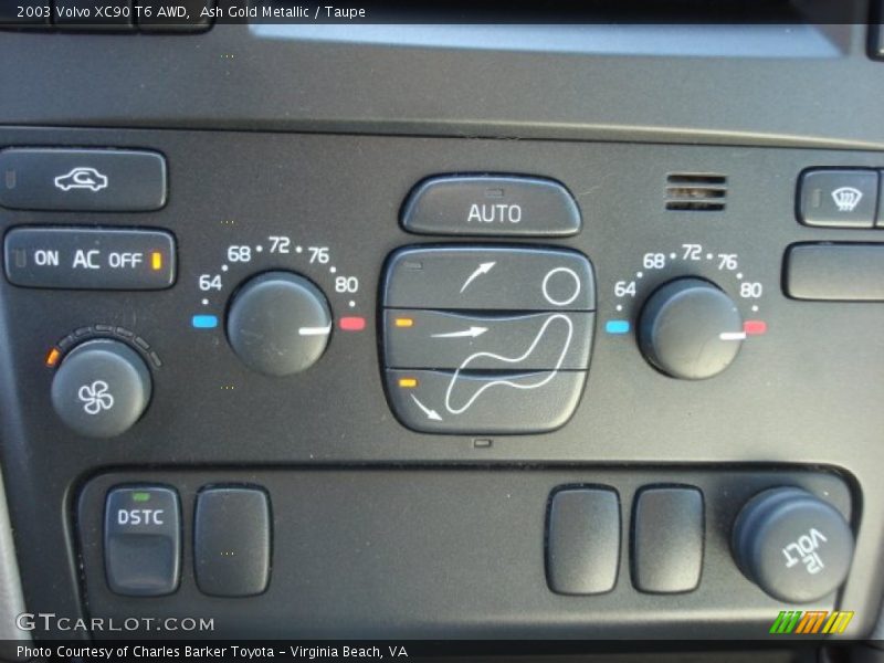 Controls of 2003 XC90 T6 AWD