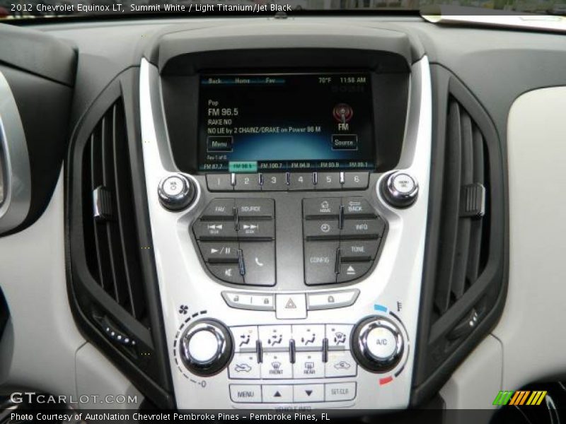 Summit White / Light Titanium/Jet Black 2012 Chevrolet Equinox LT