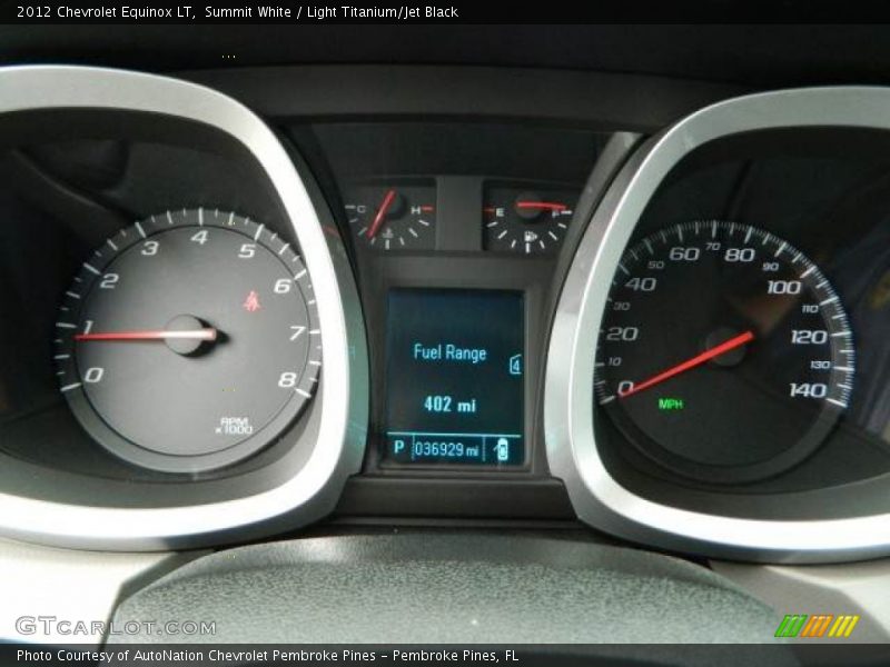Summit White / Light Titanium/Jet Black 2012 Chevrolet Equinox LT