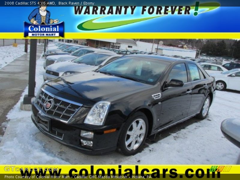 Black Raven / Ebony 2008 Cadillac STS 4 V6 AWD