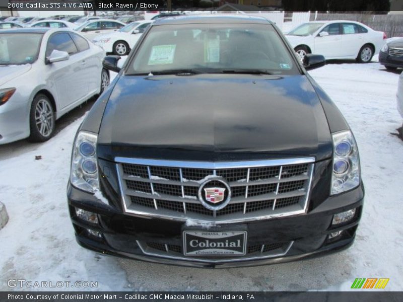 Black Raven / Ebony 2008 Cadillac STS 4 V6 AWD