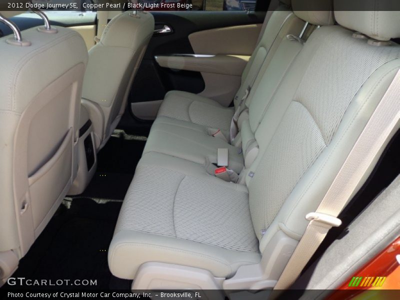 Copper Pearl / Black/Light Frost Beige 2012 Dodge Journey SE