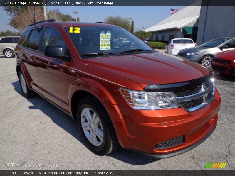 Front 3/4 View of 2012 Journey SE