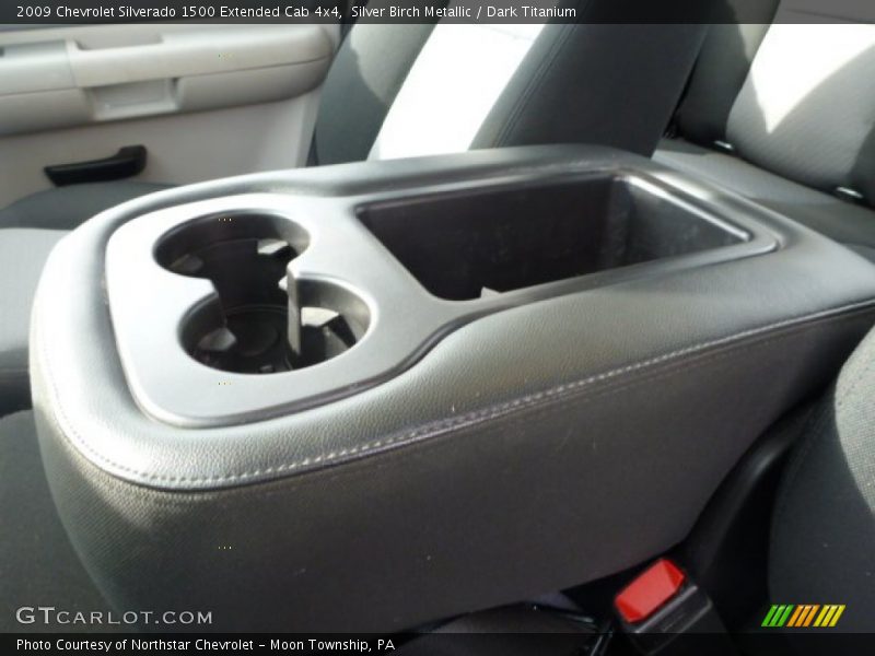 Silver Birch Metallic / Dark Titanium 2009 Chevrolet Silverado 1500 Extended Cab 4x4