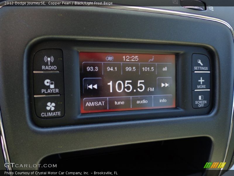 Controls of 2012 Journey SE