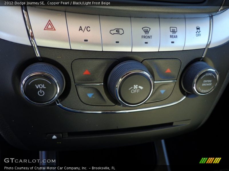 Controls of 2012 Journey SE