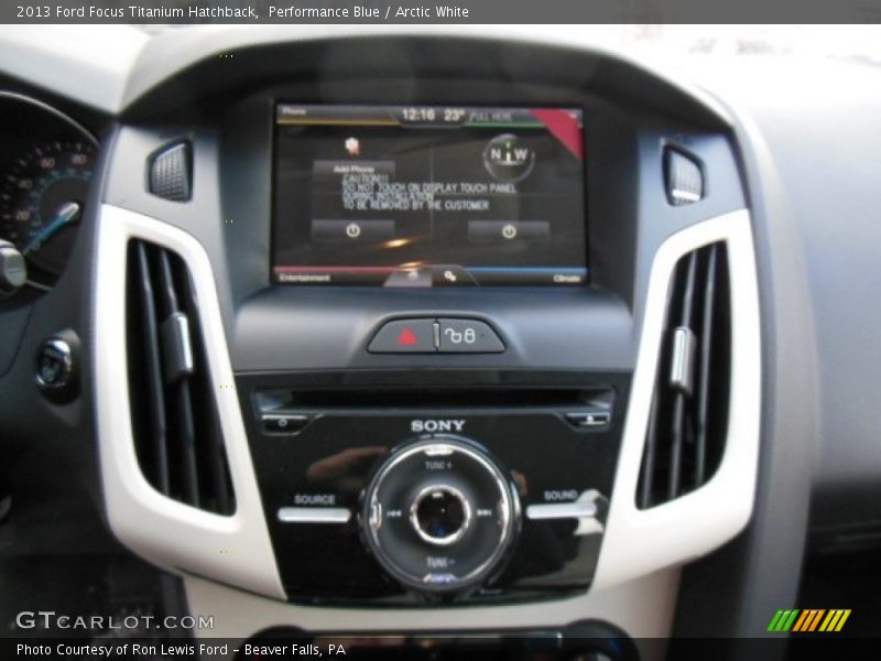 Controls of 2013 Focus Titanium Hatchback