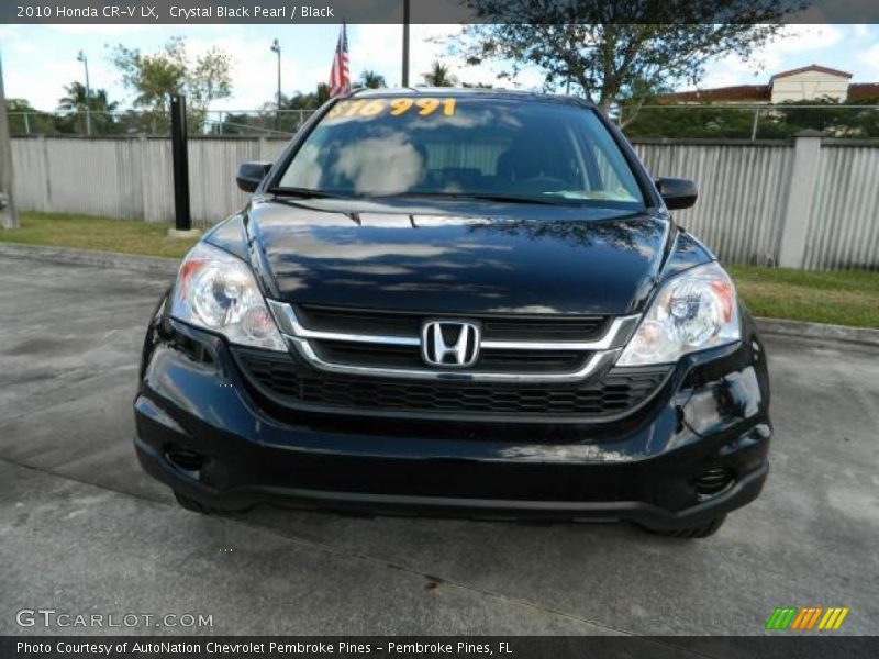 Crystal Black Pearl / Black 2010 Honda CR-V LX