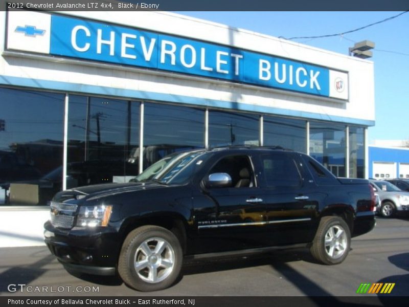 Black / Ebony 2012 Chevrolet Avalanche LTZ 4x4