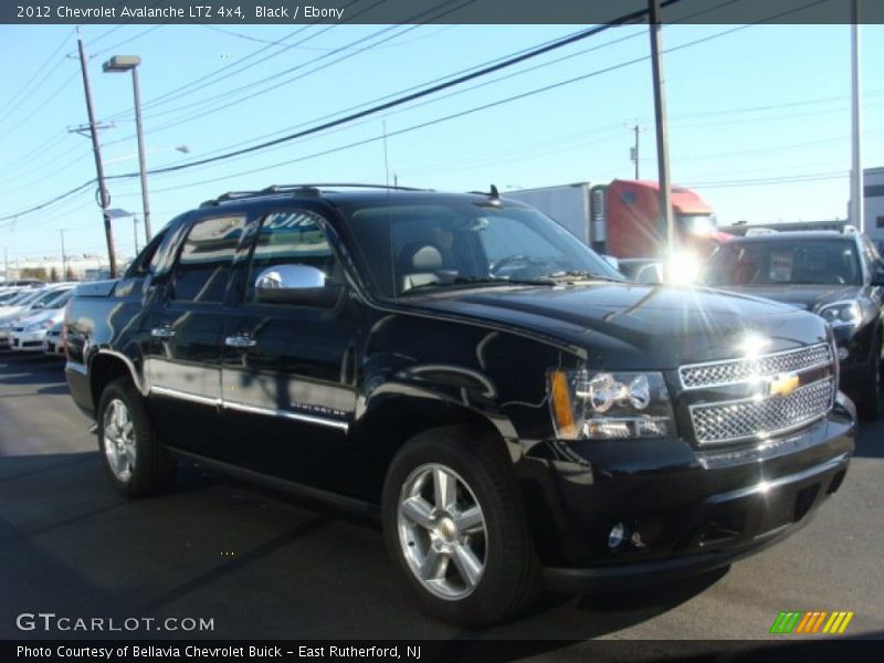 Black / Ebony 2012 Chevrolet Avalanche LTZ 4x4