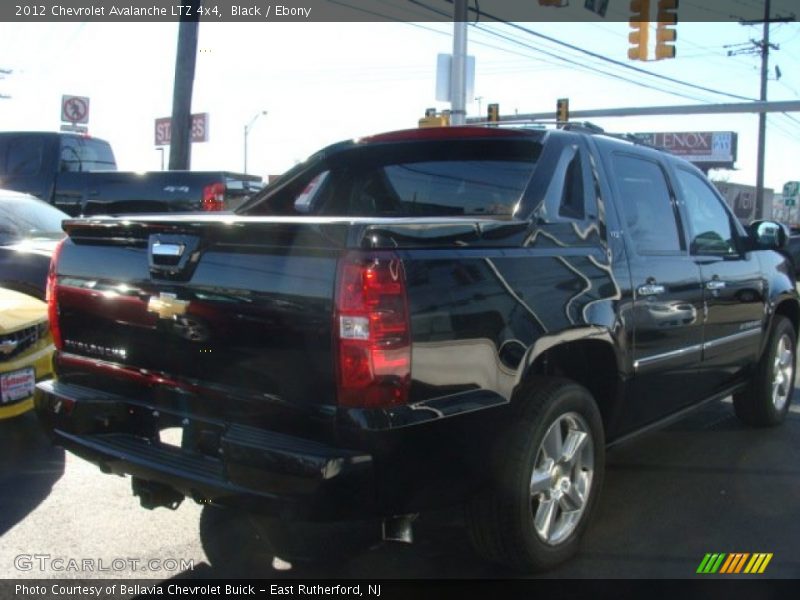 Black / Ebony 2012 Chevrolet Avalanche LTZ 4x4