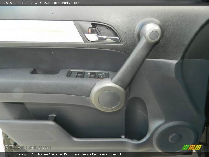 Crystal Black Pearl / Black 2010 Honda CR-V LX