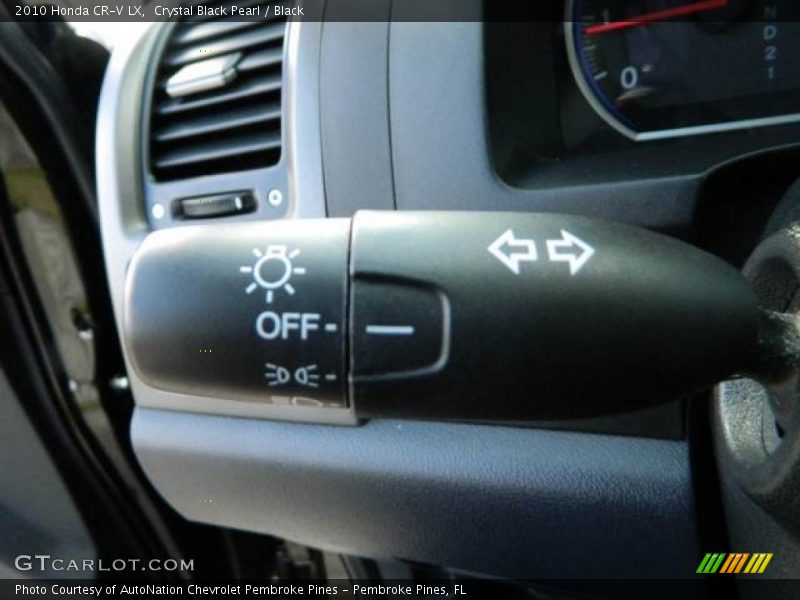 Crystal Black Pearl / Black 2010 Honda CR-V LX