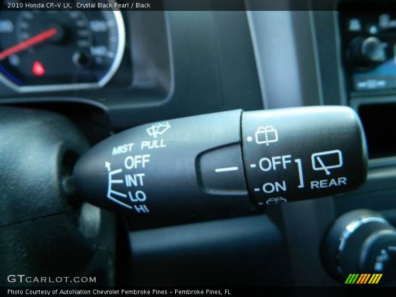 Crystal Black Pearl / Black 2010 Honda CR-V LX