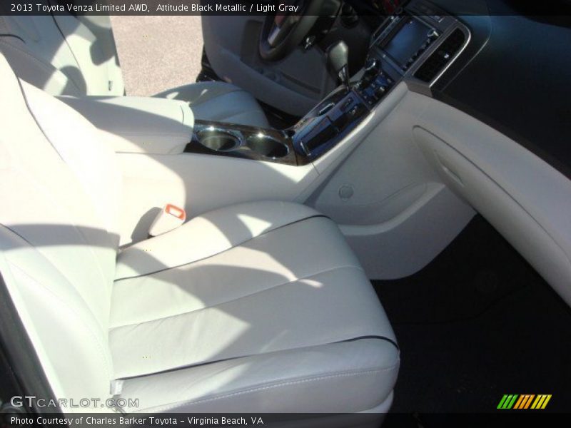 Attitude Black Metallic / Light Gray 2013 Toyota Venza Limited AWD