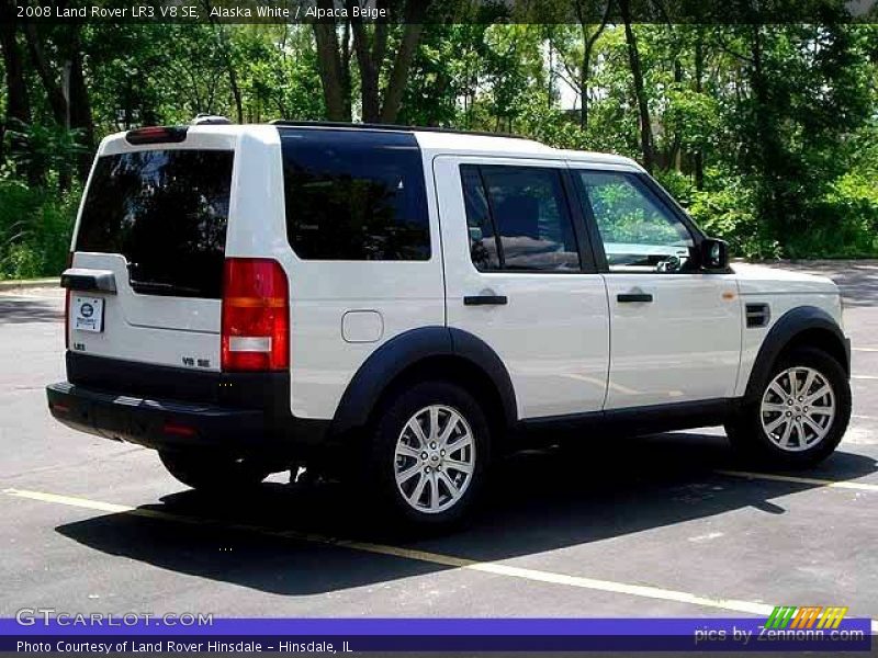 Alaska White / Alpaca Beige 2008 Land Rover LR3 V8 SE