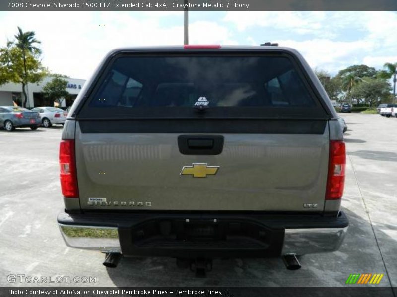 Graystone Metallic / Ebony 2008 Chevrolet Silverado 1500 LTZ Extended Cab 4x4