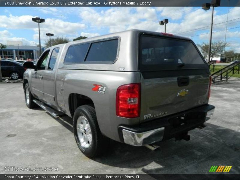 Graystone Metallic / Ebony 2008 Chevrolet Silverado 1500 LTZ Extended Cab 4x4