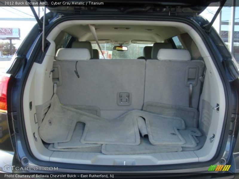 Cyber Gray Metallic / Titanium 2012 Buick Enclave AWD