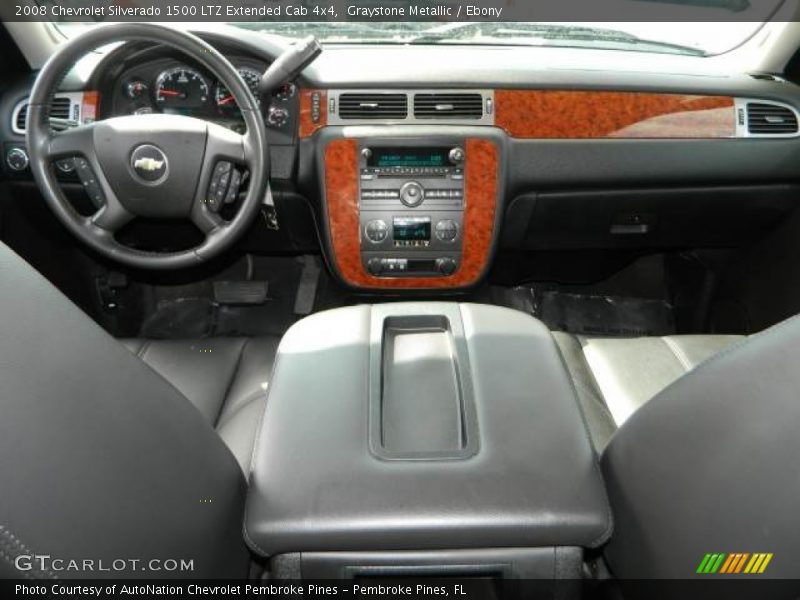 Graystone Metallic / Ebony 2008 Chevrolet Silverado 1500 LTZ Extended Cab 4x4
