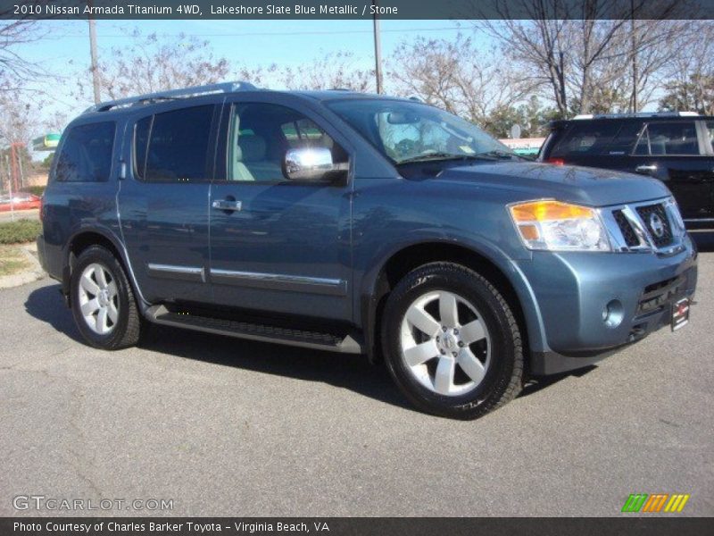 Front 3/4 View of 2010 Armada Titanium 4WD