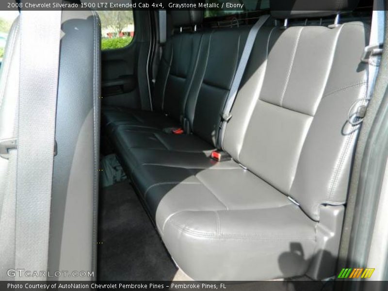 Graystone Metallic / Ebony 2008 Chevrolet Silverado 1500 LTZ Extended Cab 4x4