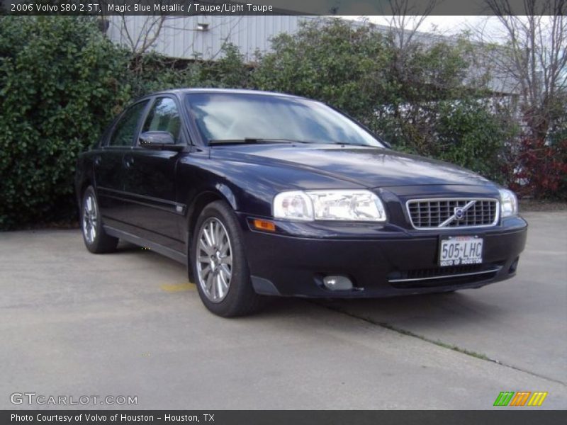 Magic Blue Metallic / Taupe/Light Taupe 2006 Volvo S80 2.5T