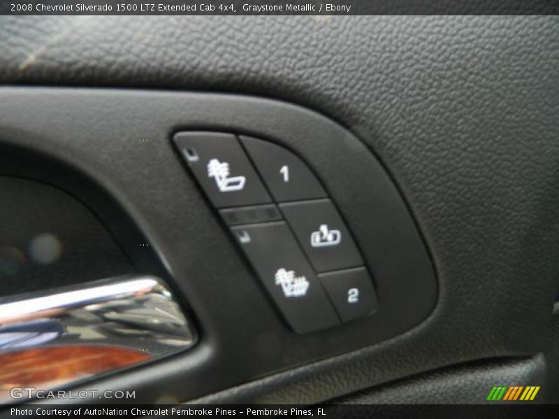 Graystone Metallic / Ebony 2008 Chevrolet Silverado 1500 LTZ Extended Cab 4x4
