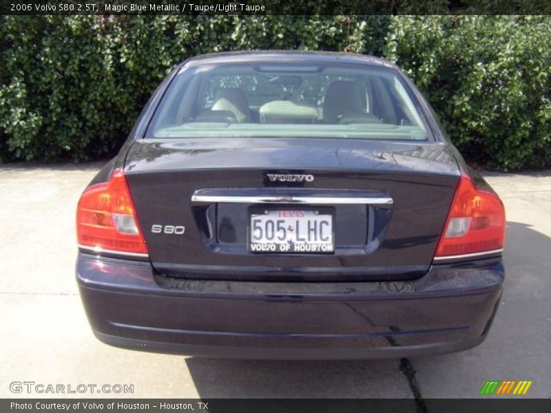Magic Blue Metallic / Taupe/Light Taupe 2006 Volvo S80 2.5T