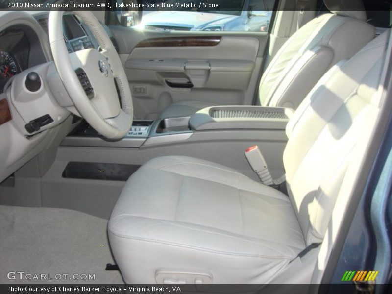 Lakeshore Slate Blue Metallic / Stone 2010 Nissan Armada Titanium 4WD