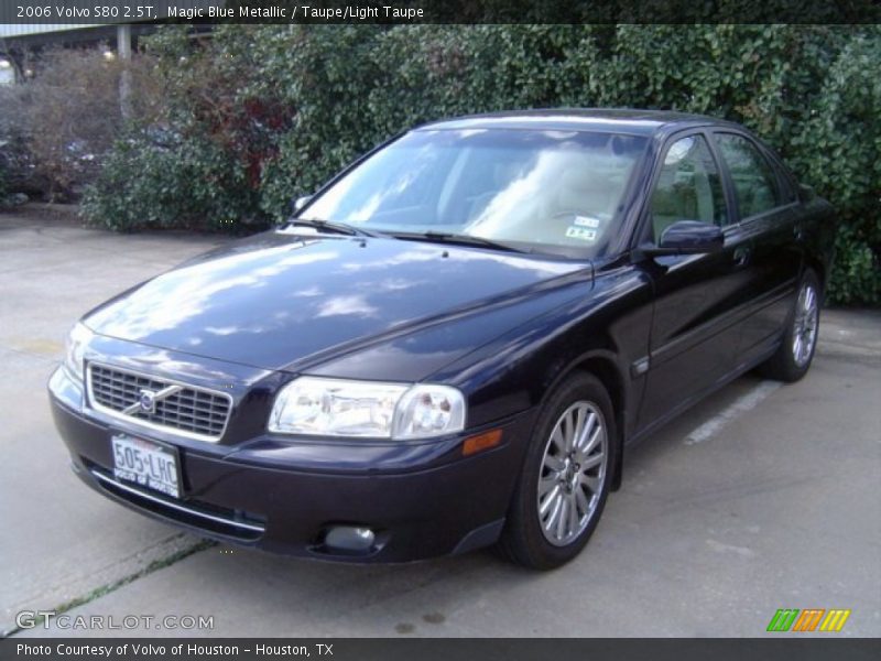 Magic Blue Metallic / Taupe/Light Taupe 2006 Volvo S80 2.5T