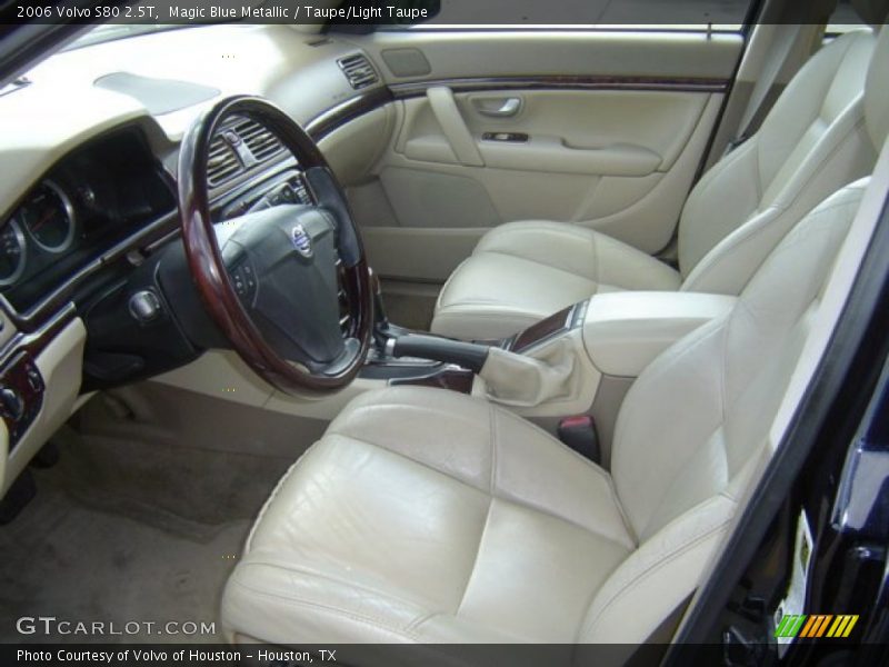 Magic Blue Metallic / Taupe/Light Taupe 2006 Volvo S80 2.5T