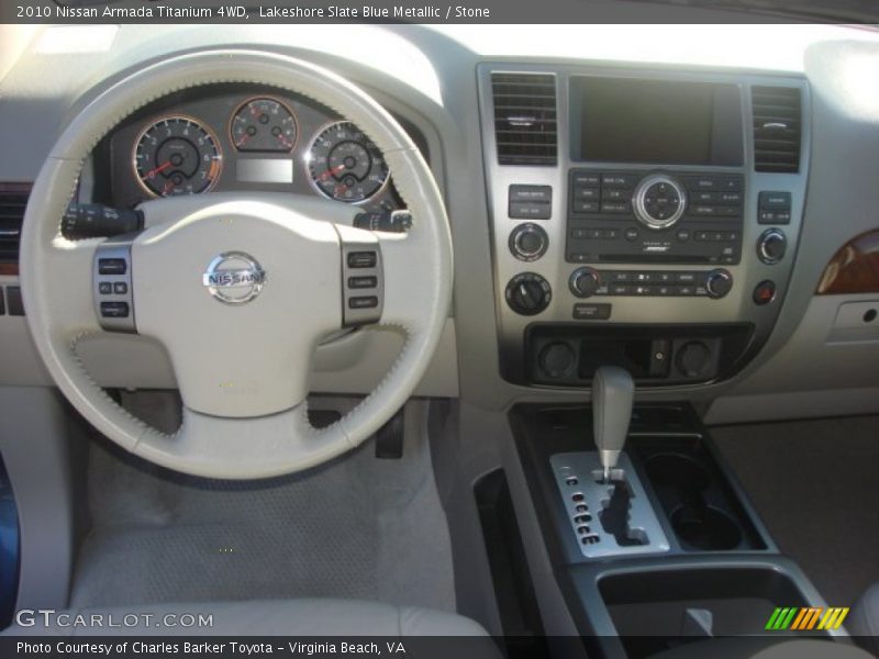 Lakeshore Slate Blue Metallic / Stone 2010 Nissan Armada Titanium 4WD