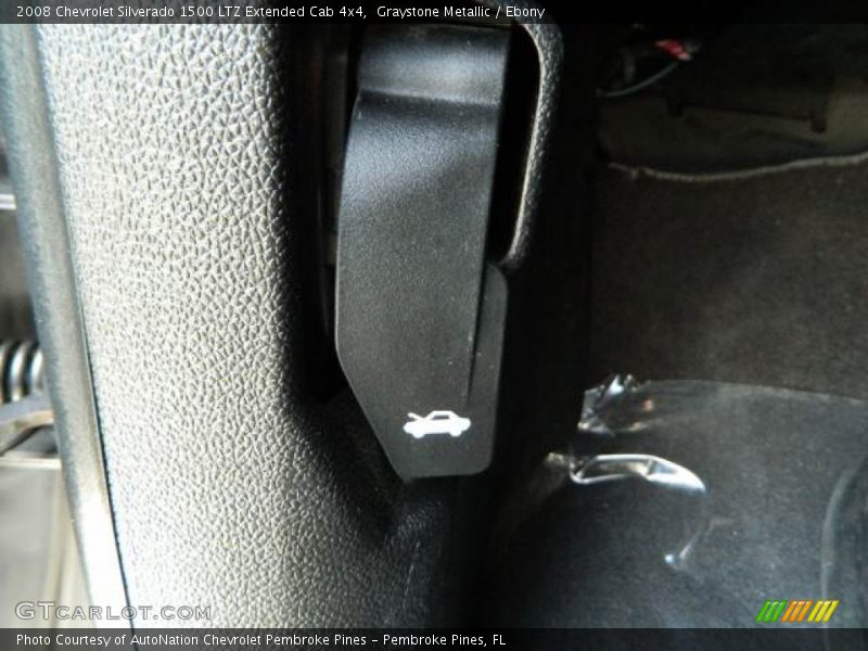 Graystone Metallic / Ebony 2008 Chevrolet Silverado 1500 LTZ Extended Cab 4x4